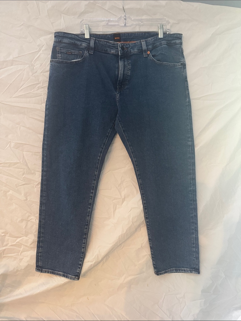 Boss 90’s Y2K Maine Regular Fit  Men's Jeans in Dark Blue